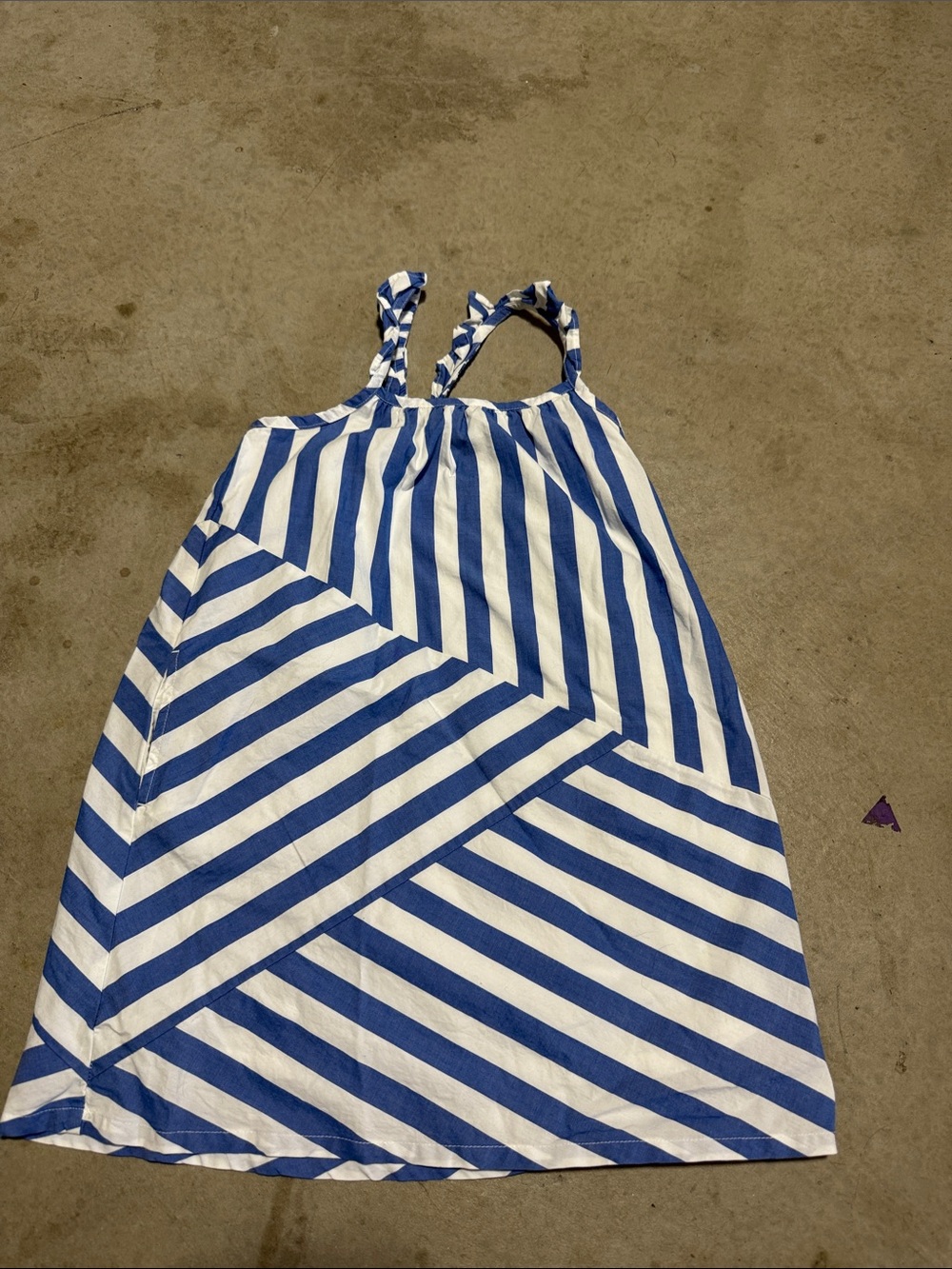 GAP Kids Blue and White Striped Girls Sundress